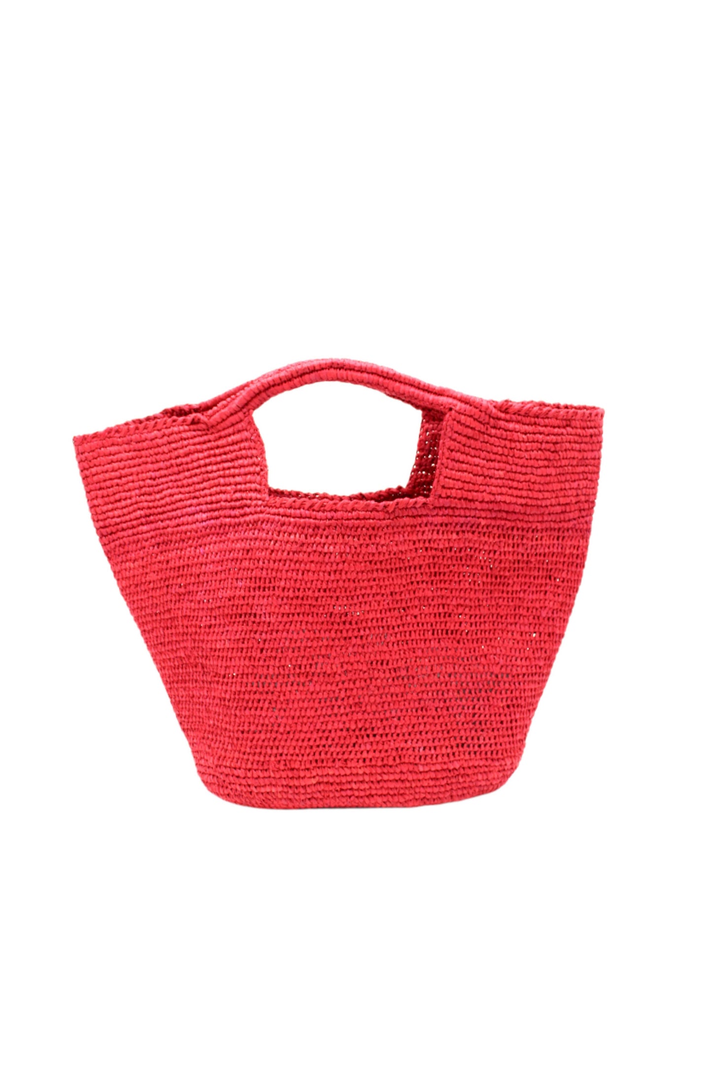 ConCon Crochet Straw Basket: Tobacco