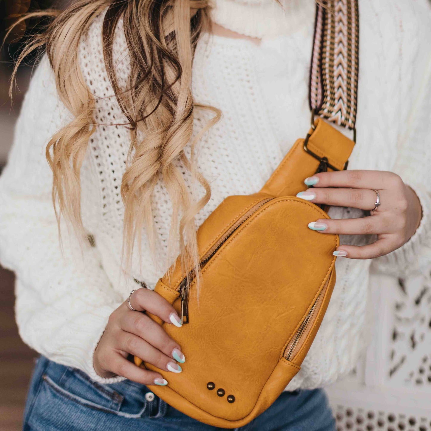 Jordan Sling Bag: Mustard