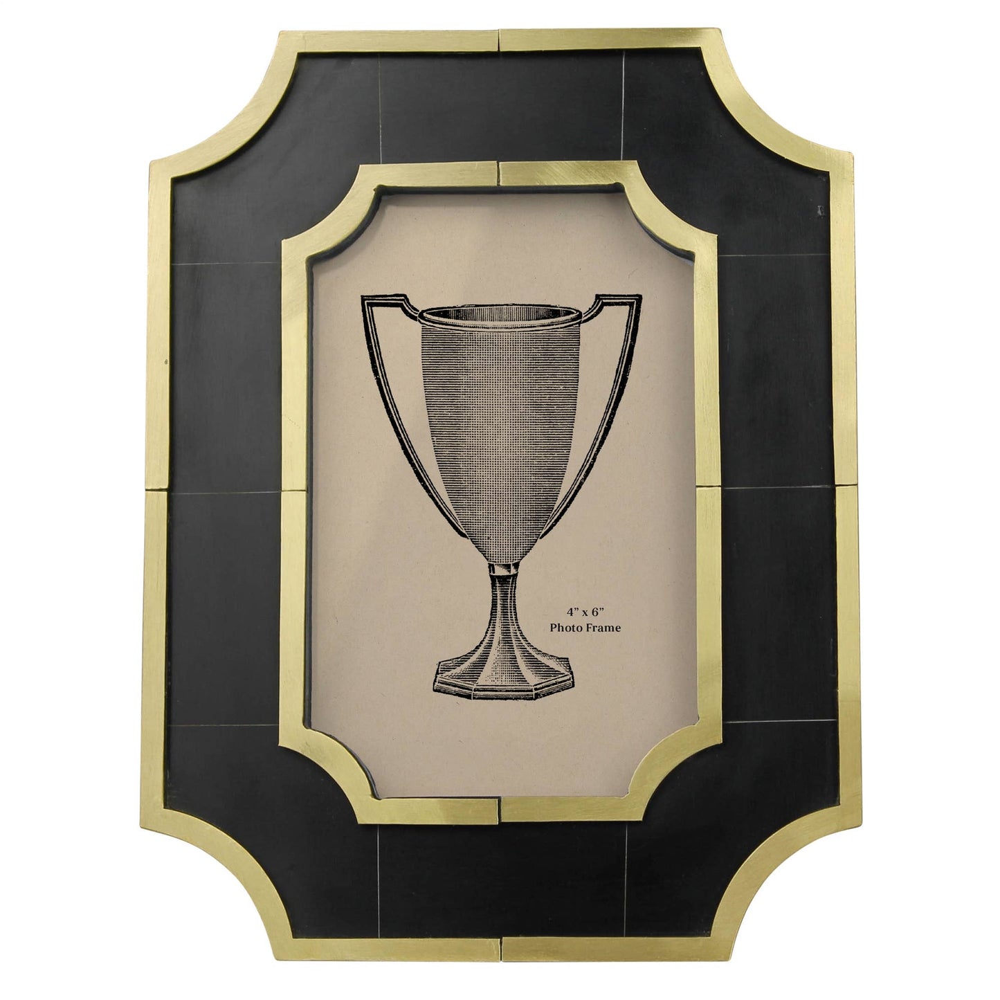 HomArt - Marbled Resin & Brass Frame - 4x6