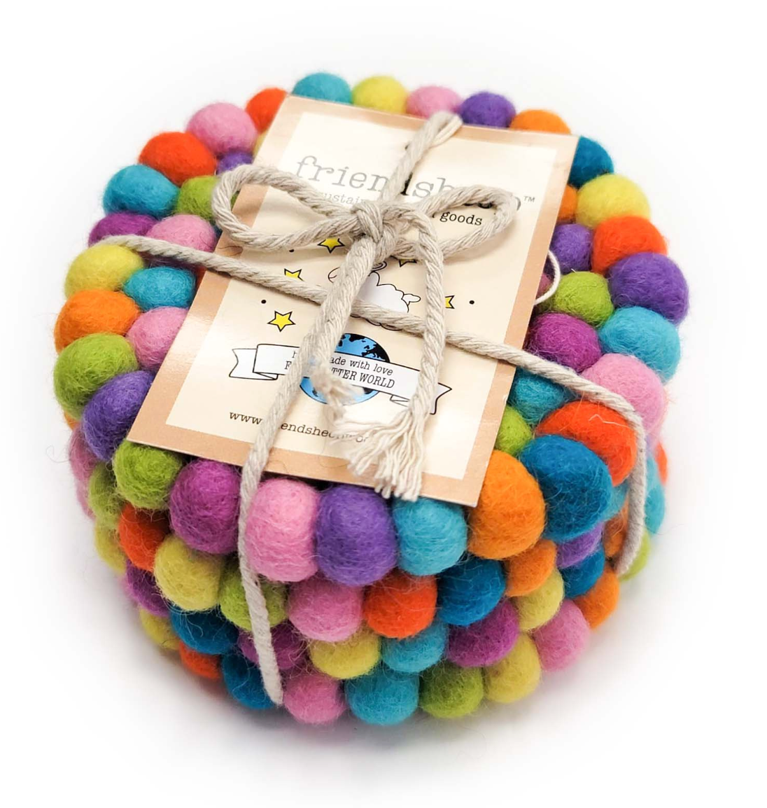 Shiny Happy Eco Trivets - Rainbow: Eco Trivet