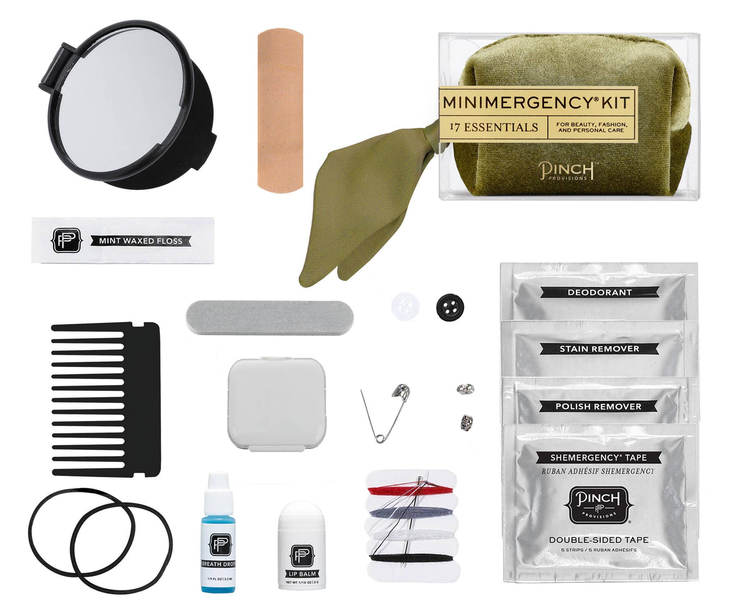 Velvet Scarf Minimergency Kit: Blush