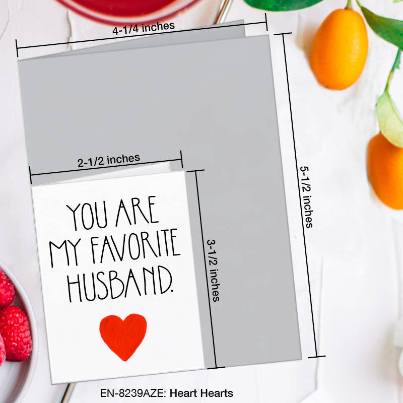 Heart Hearts, Greeting Card (8239AZE): A2 Card