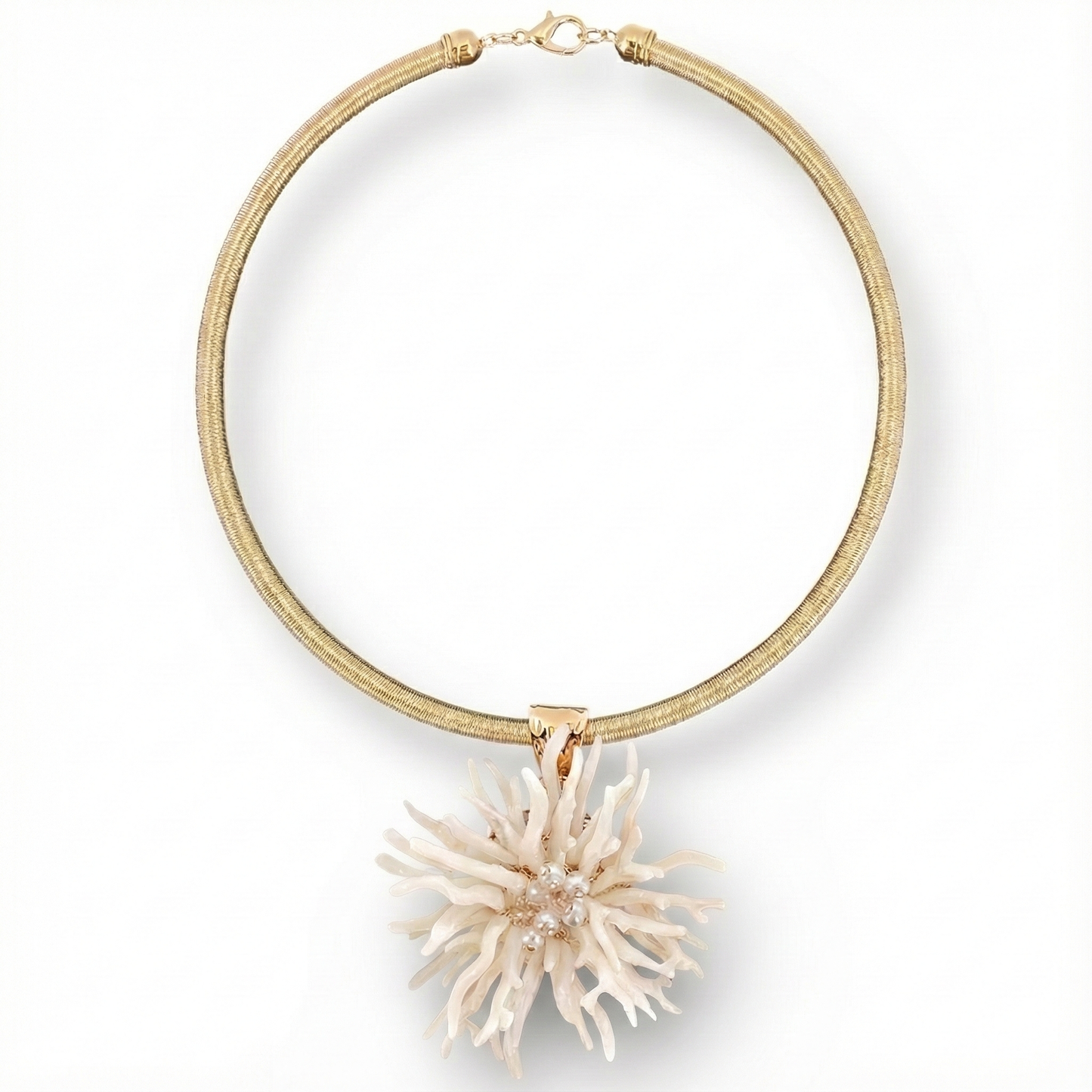 Coastal White Coral Earrings | Handmade Statement Jewelry: Wynn - White Coral Earrings