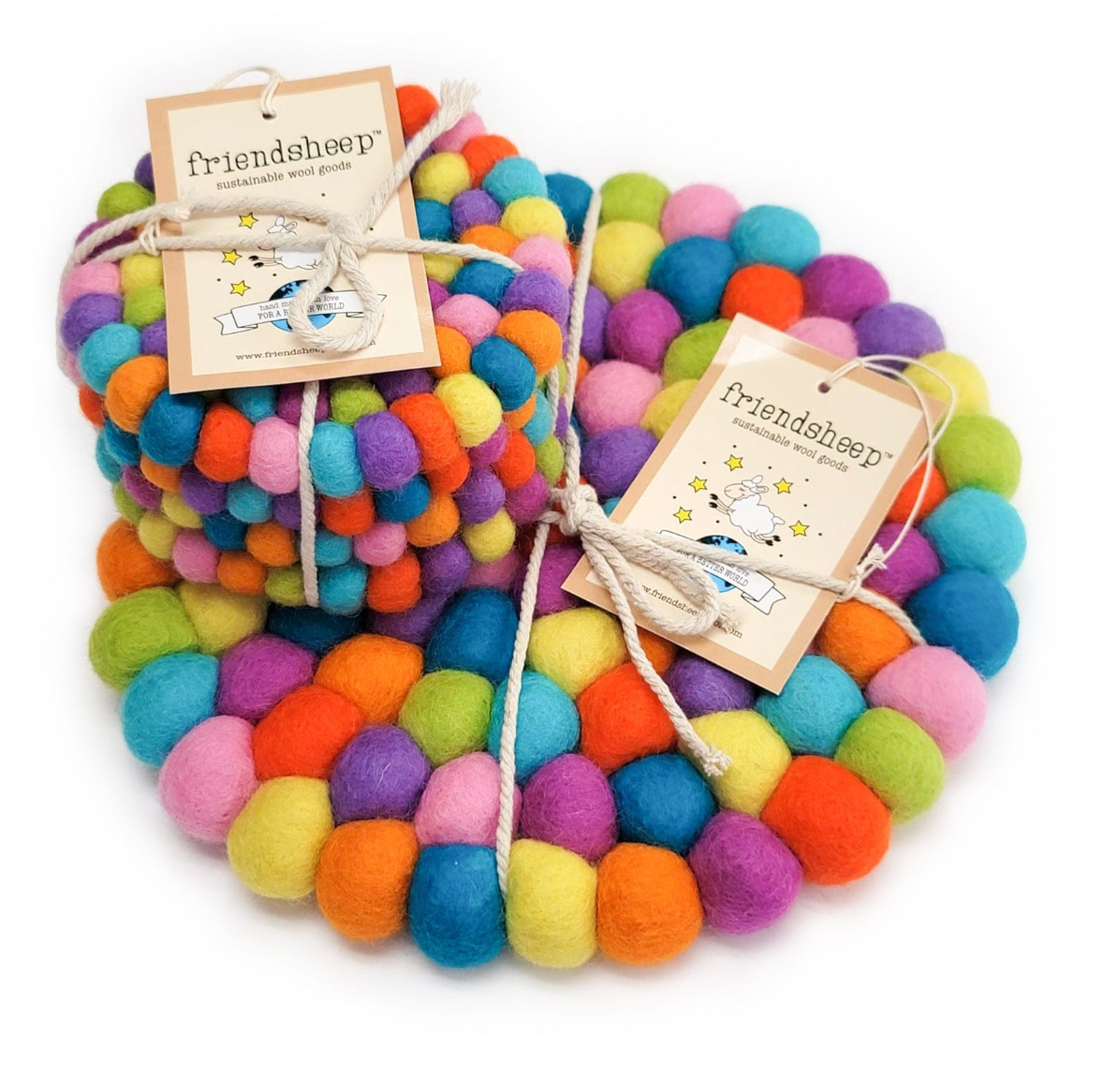Shiny Happy Eco Trivets - Rainbow: Eco Trivet