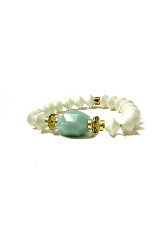 Varley 7" Beaded Bracelet