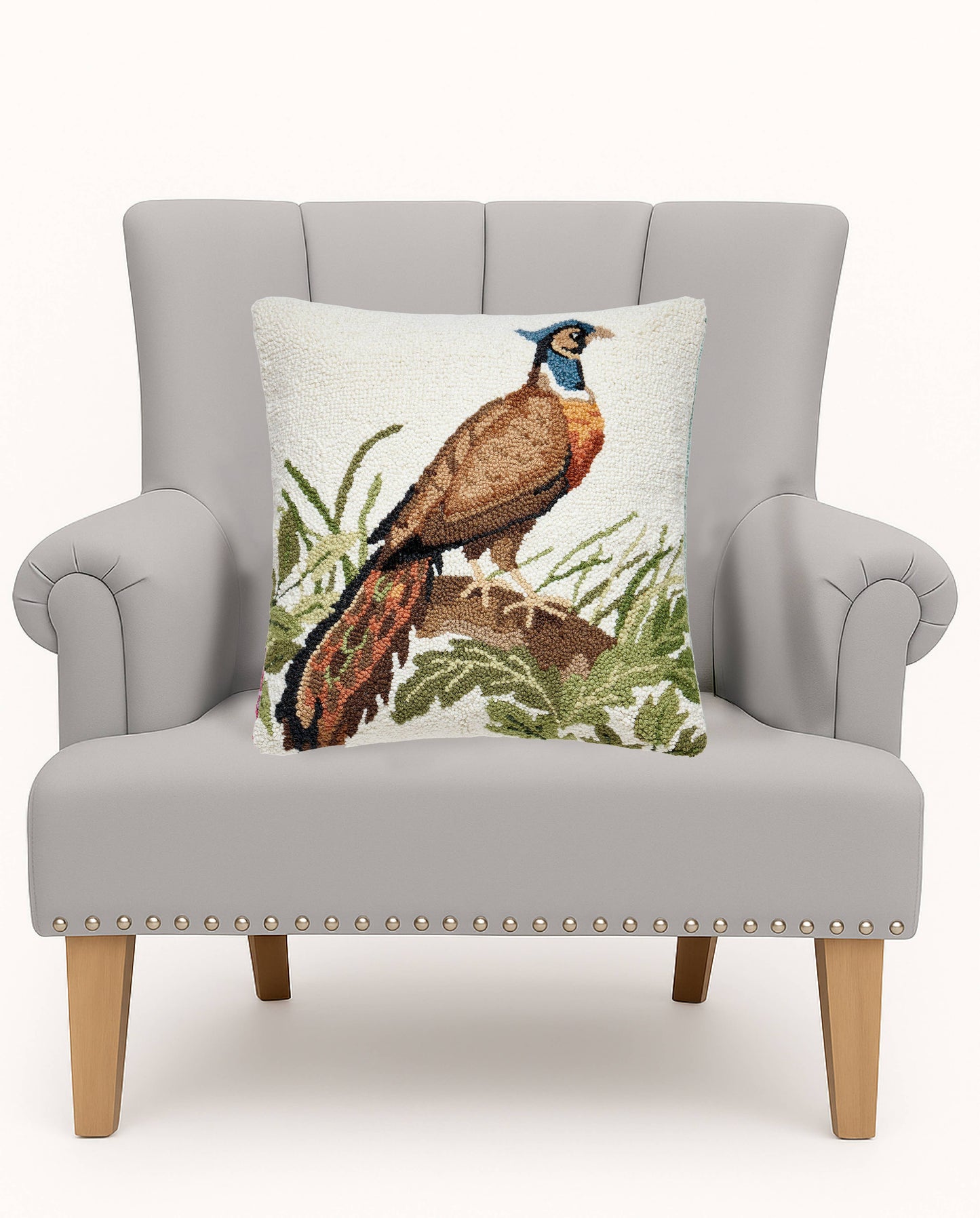 Pheasant Foliage Hook Pillow