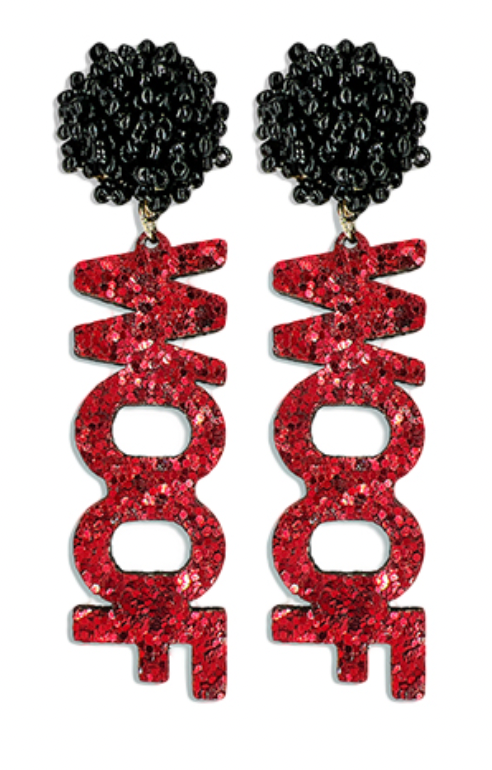 Glitter Woof Earrings