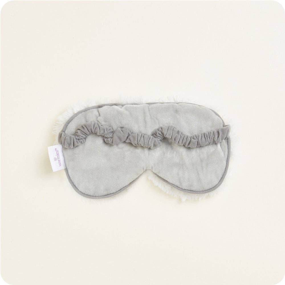 Warmies - Lavender Scented Plush - Gifts - Fall - Marshmallow Gray Warmies Eye Mask