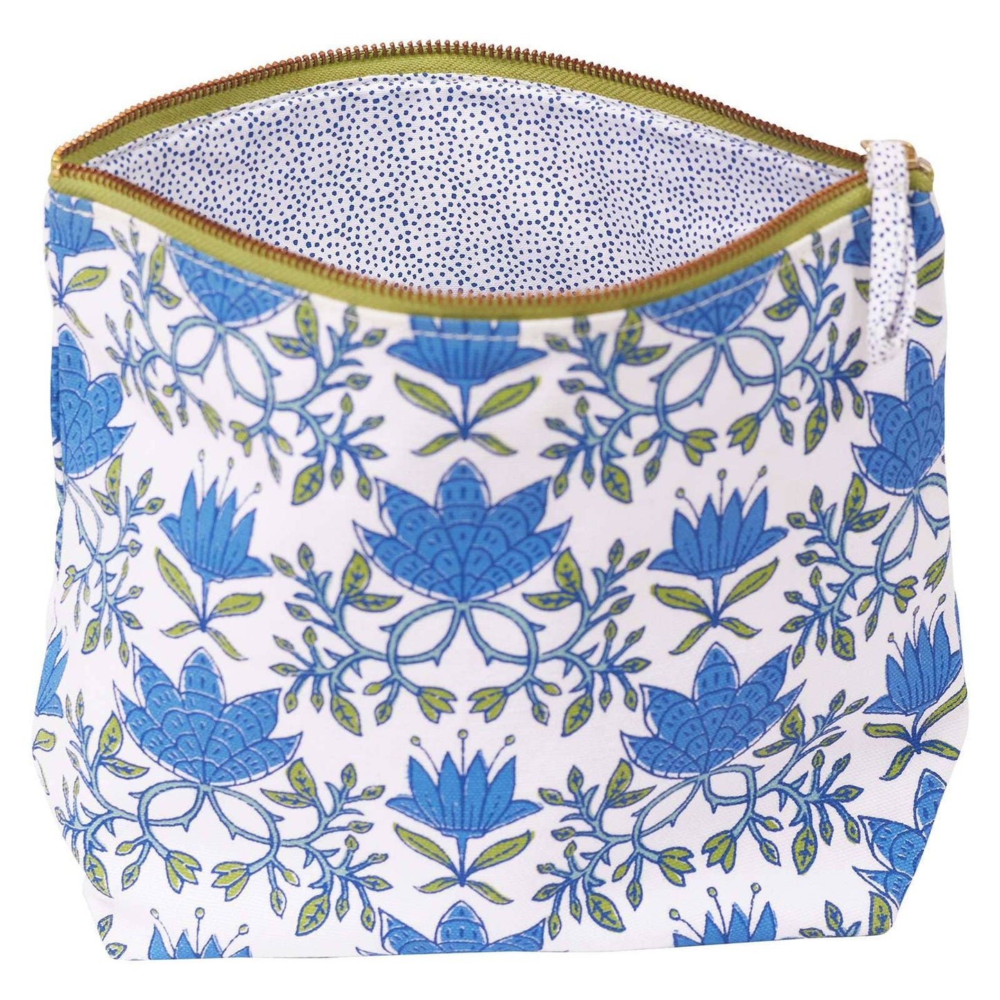 TILLY BLUE GREEN Pouch Large