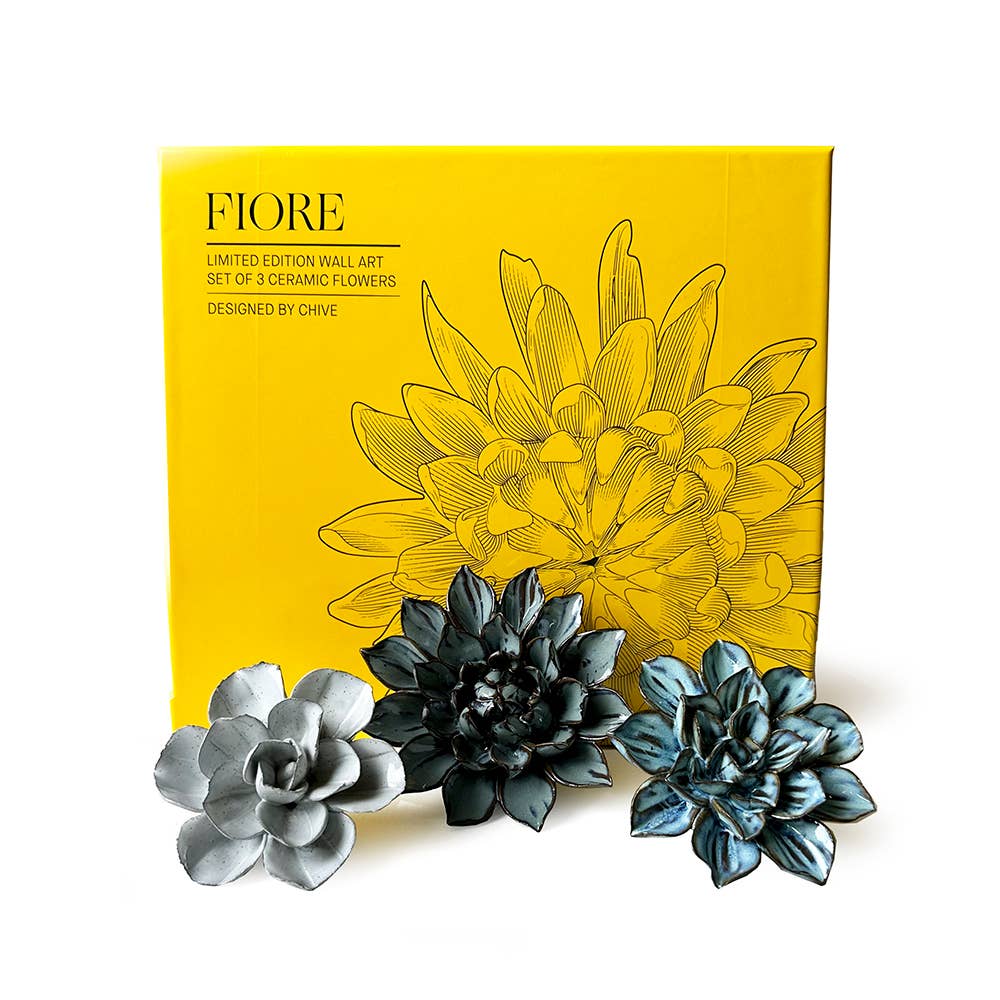 Ceramic Faux Succulents - Flower Gift Box Sets: Dawn