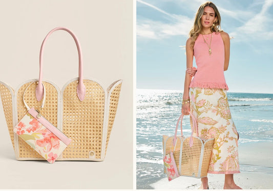 Spartina Splash Cane Beach Tote Castillo Tropical