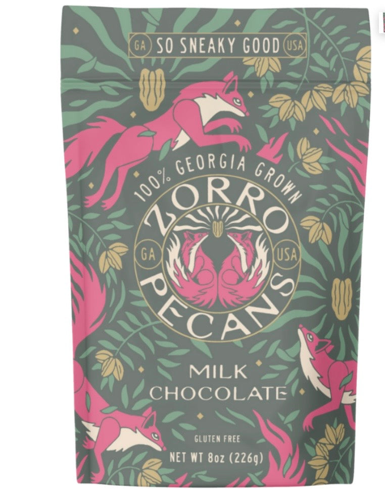 Zorro Milk Chocolate Pecans