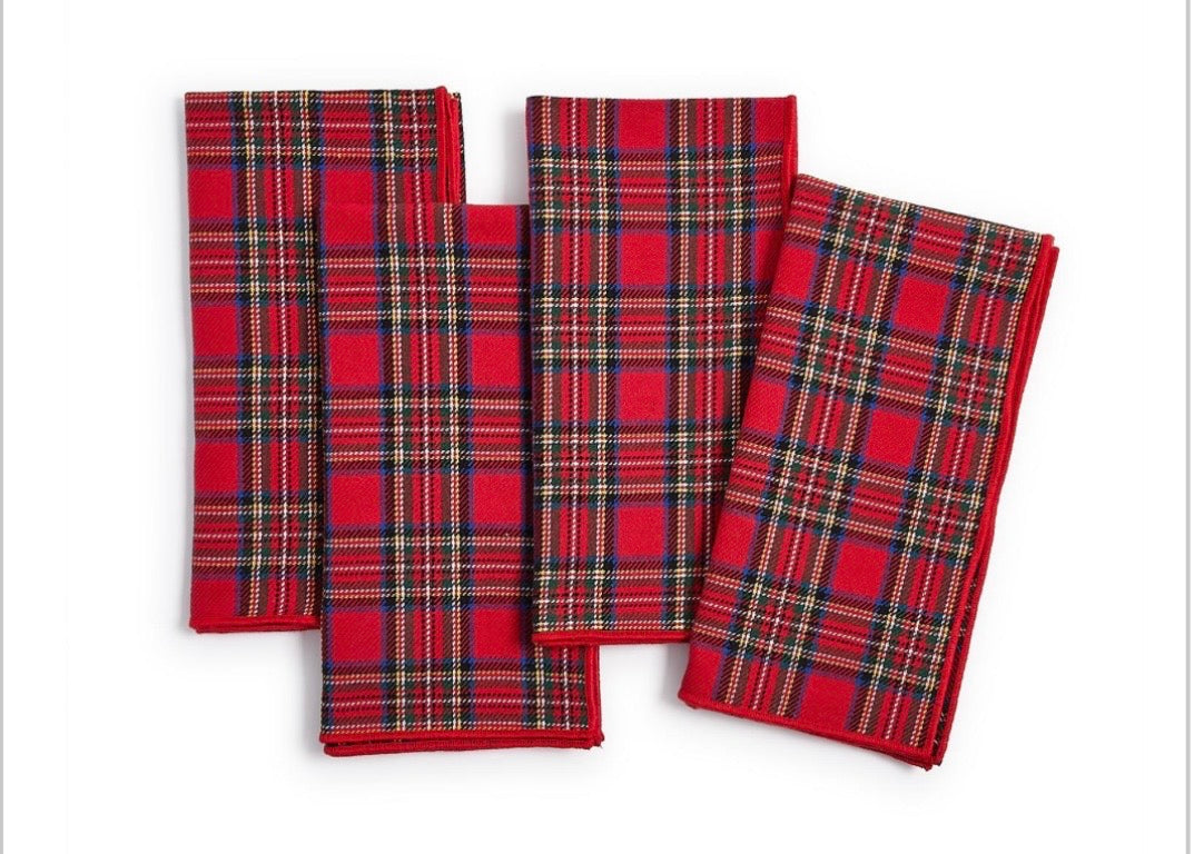 Tartan Cloth Napkins Set of 4