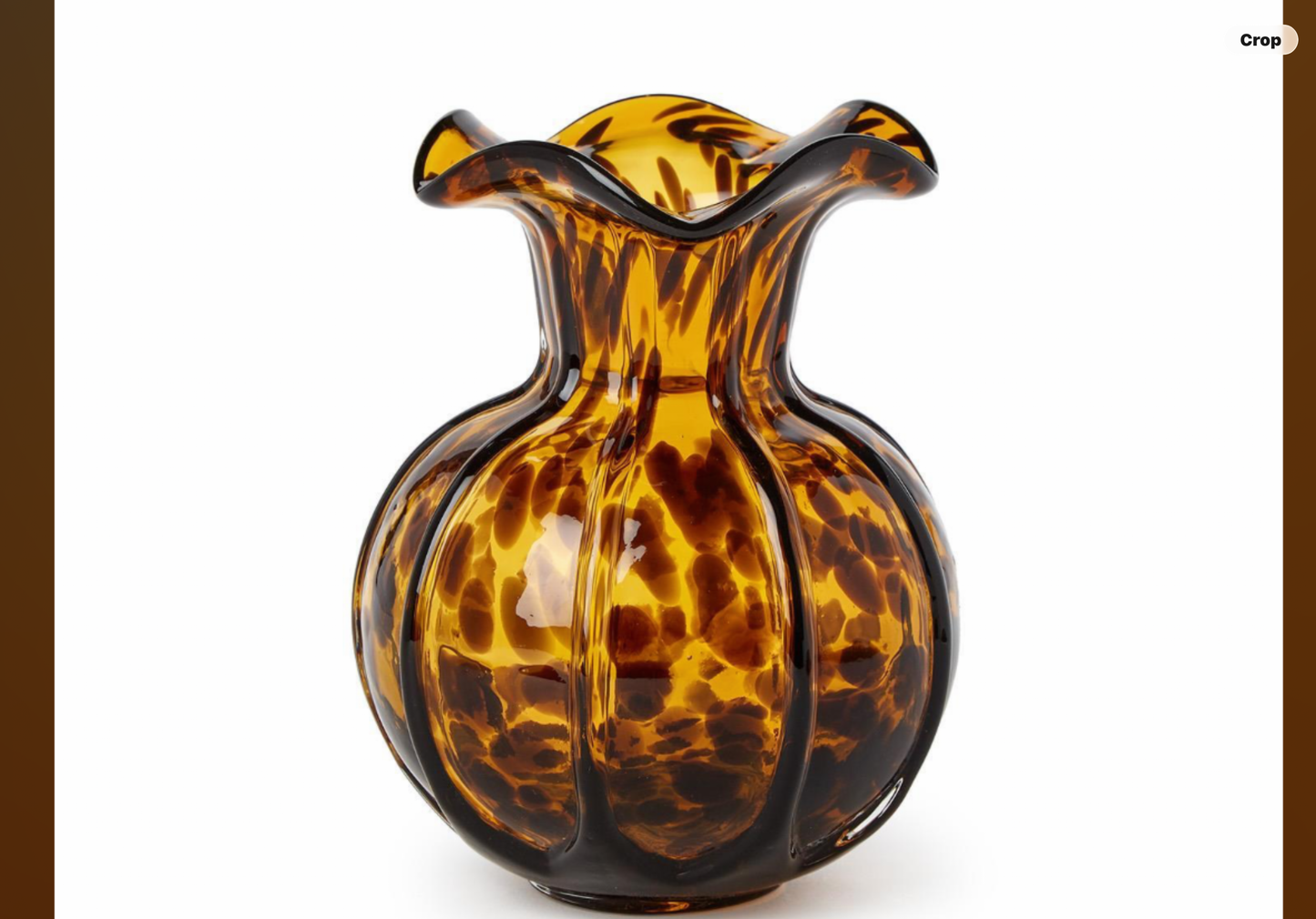 Ruffled Tortoise Vase