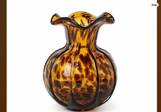 Ruffled Tortoise Vase