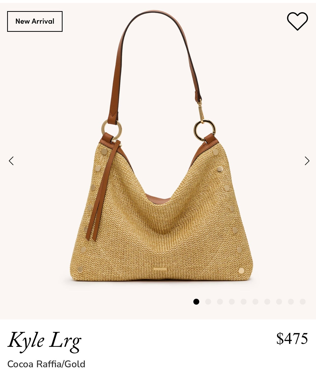 Hammitt Kyle Large Cocoa Raffia