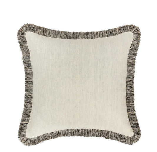 Nola Natural/Black Pillow 24x24