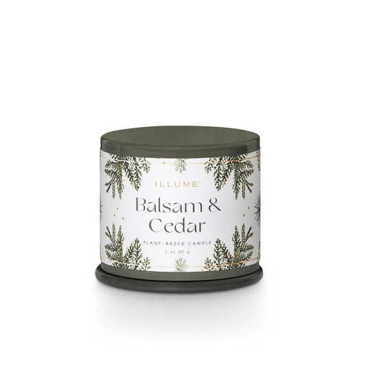 Illume Balsam and Cedar Demi Vanity Tin