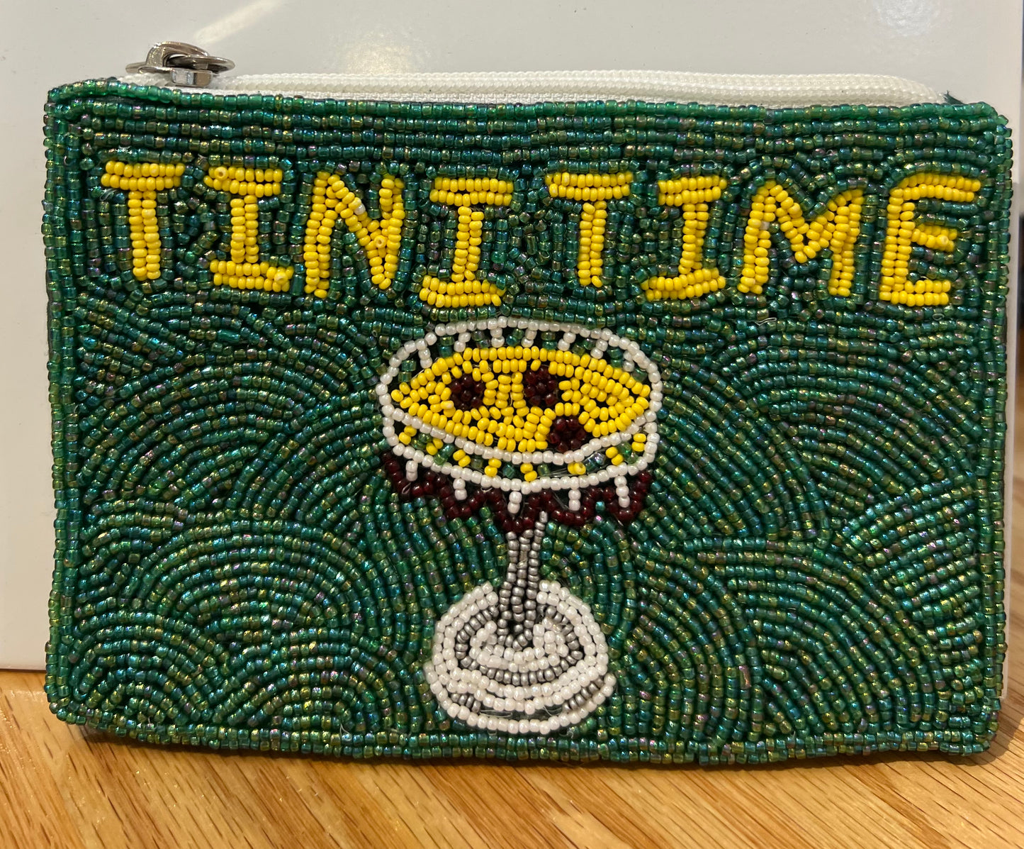 “Tini Time” Beaded Coin Wallet