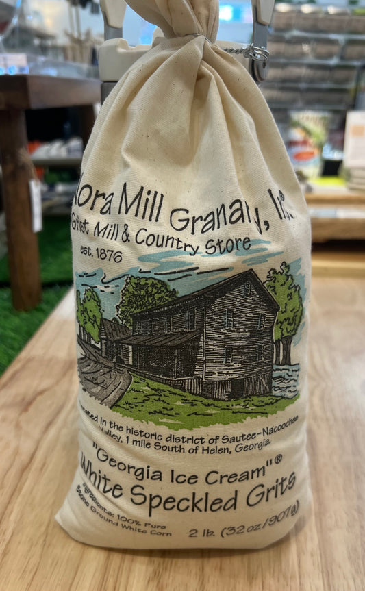 Nora Mill white speckled Grits-2lb bag