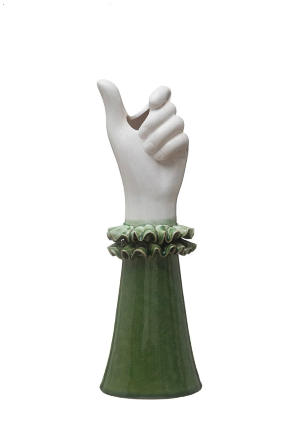 Green Sleeve Vase