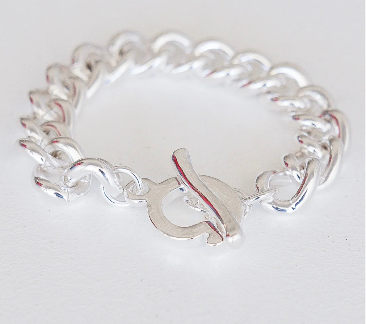 Leslie Curtis Katherine-Chunky Links Silver