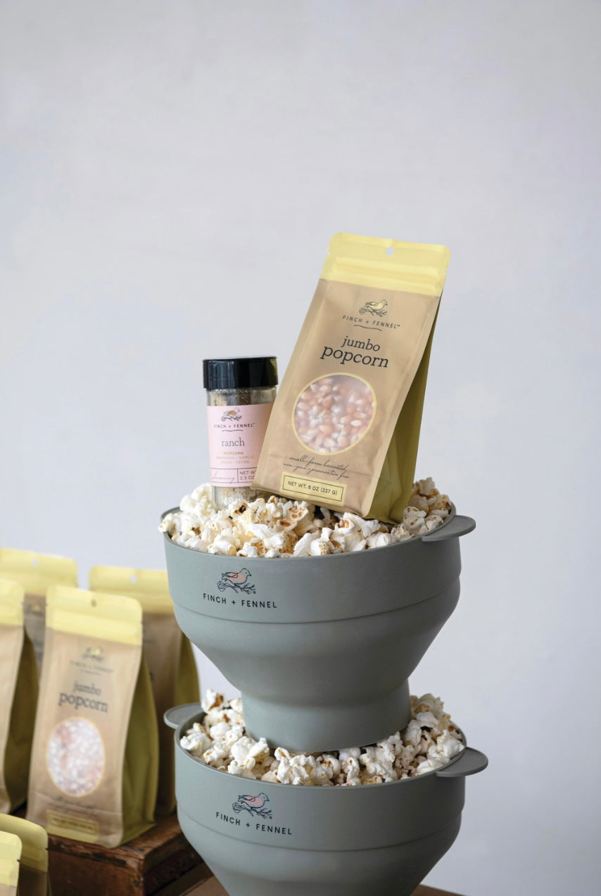 Silicone Microwave Popcorn Popper in Printed Box