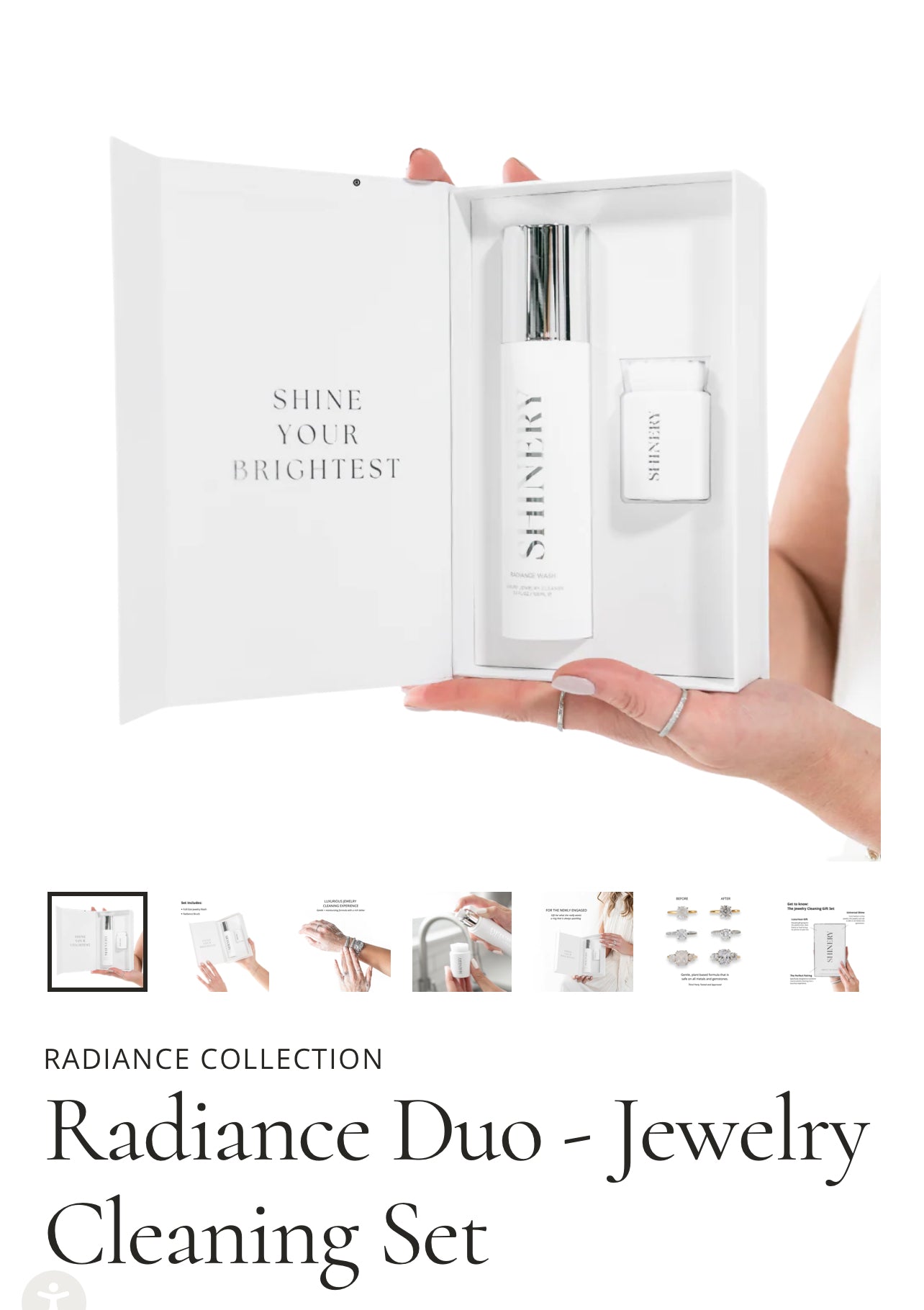 Shinery Radiance Duo - Jewelry Cleaning Gift Set