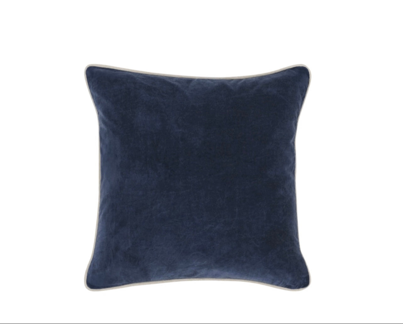 Heirloom Velvet Navy Pillow 22x22