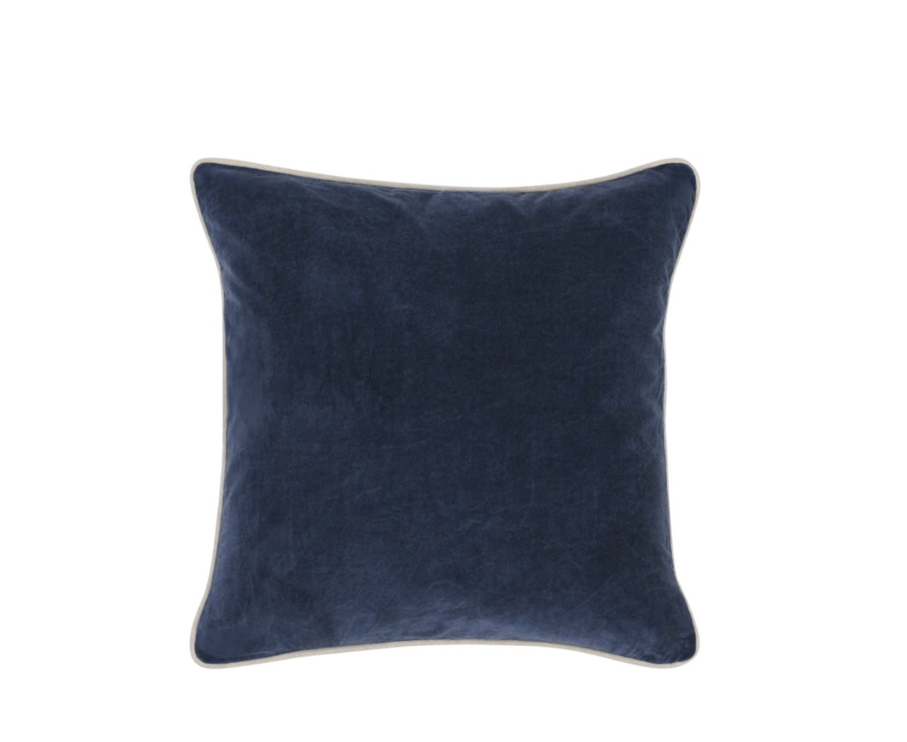 Heirloom Velvet Navy Pillow 18x18