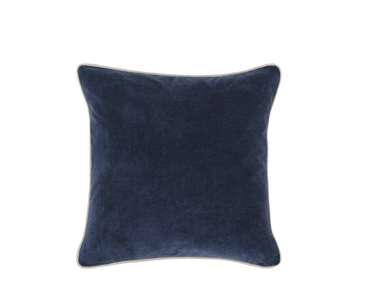 Heirloom Velvet Navy Pillow 18x18