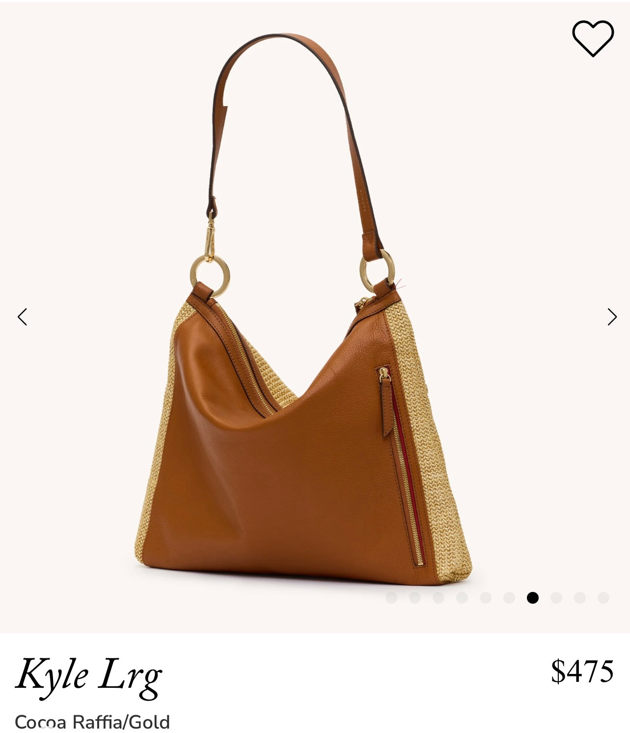 Hammitt Kyle Large Cocoa Raffia