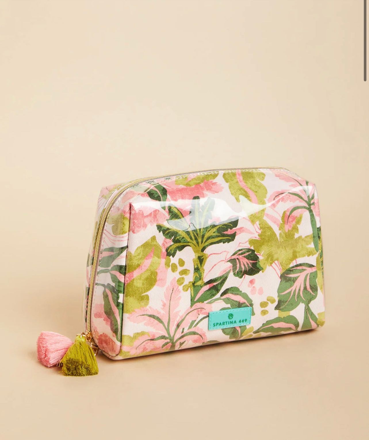 Spartina Large Cosmetic Pouch Palm Paradise
