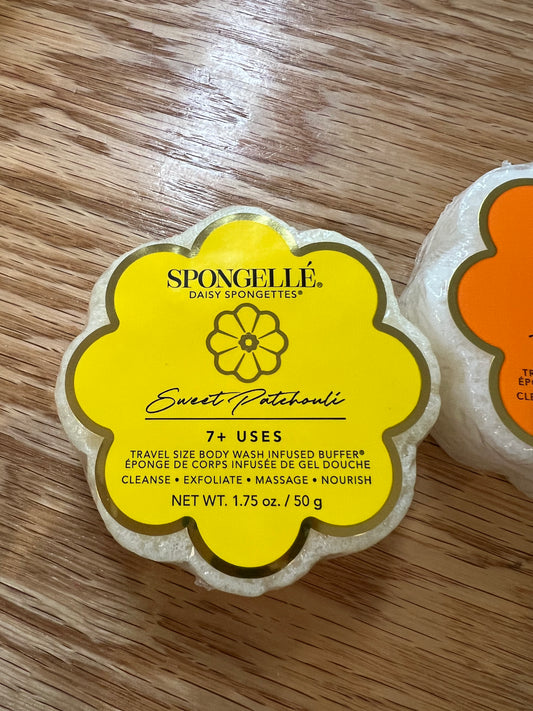 Spongelle Daisy Spongette Sweet Patchouli