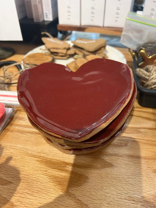 Audball Pottery Heart Tray