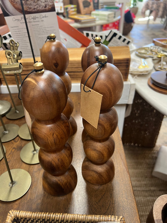 Acacia Wood Salt & Pepper Mill