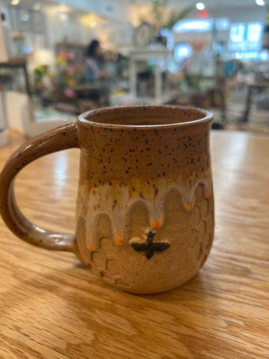 Audball Pottery Queen Bee Mug-locally made