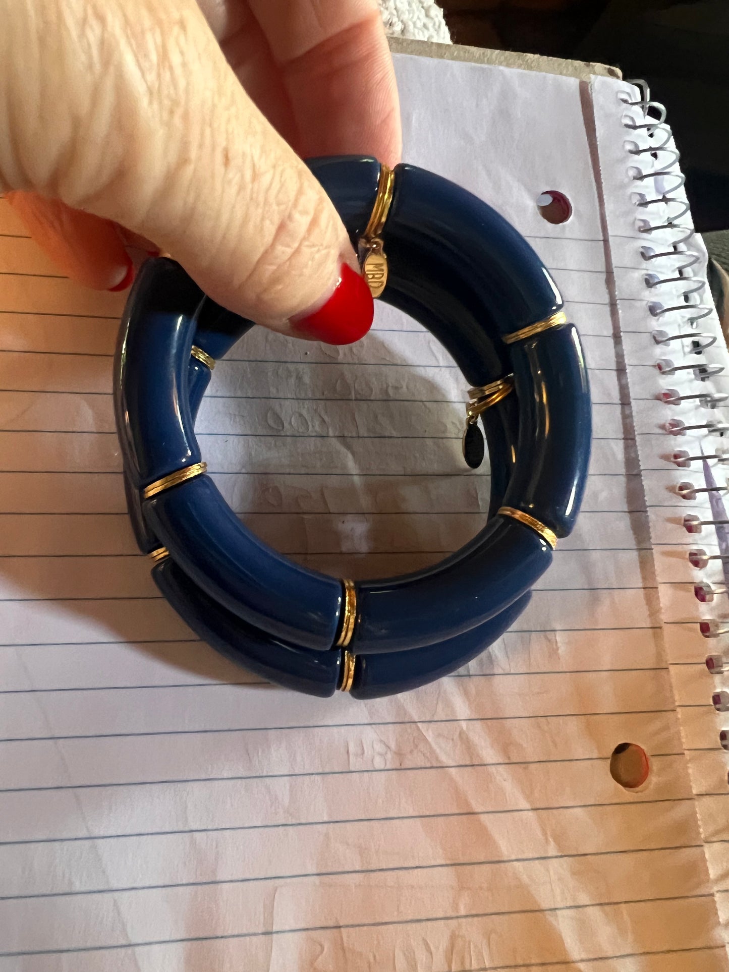 Bonnie Bracelet: Navy blue