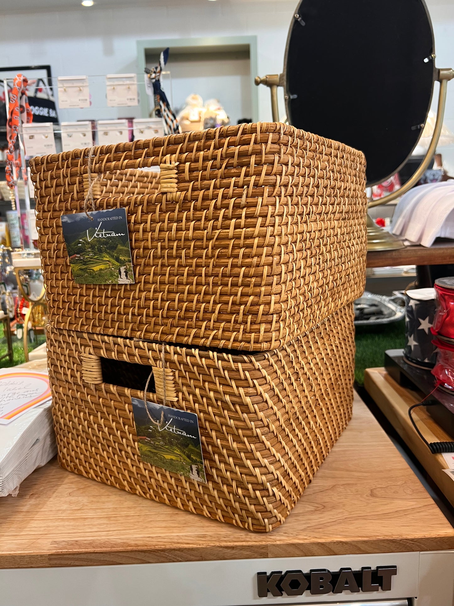 Burma Rattan Storage Box