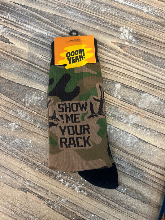 Mens crew socks- Nice Rack