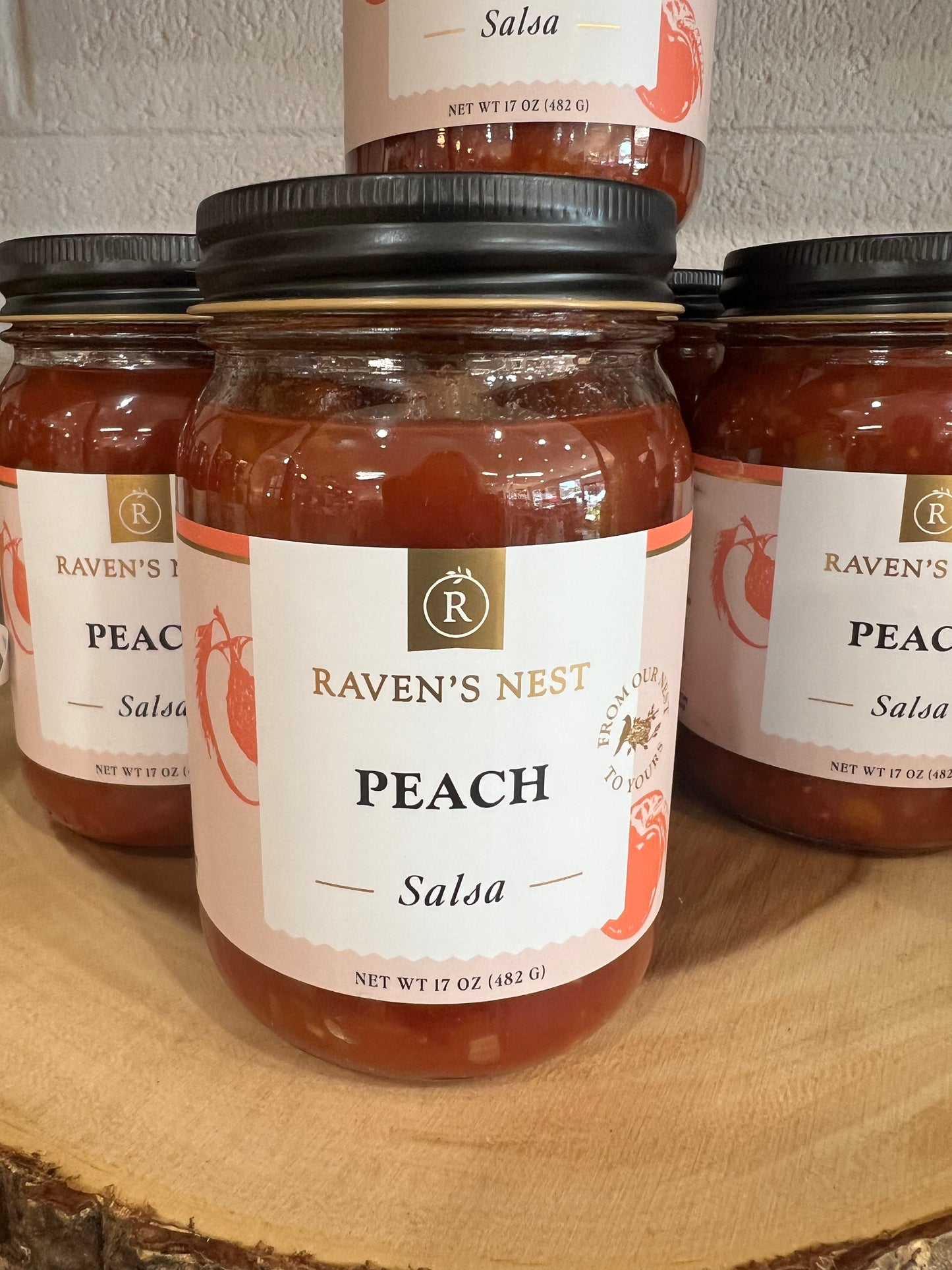 Raven’s Nest Peach Salsa