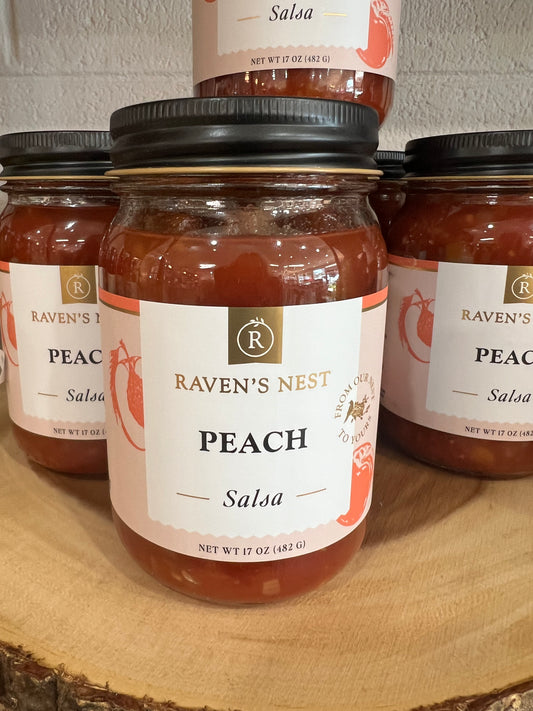 Raven’s Nest Peach Salsa