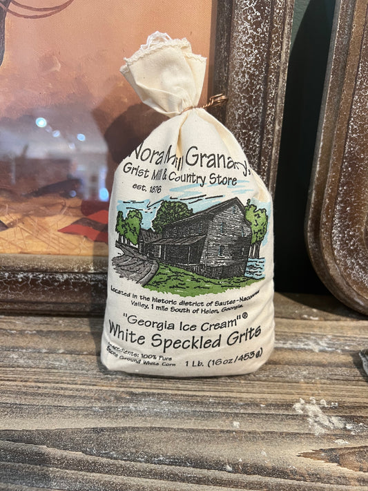 Nora Mill White Speckled Grits “Georgia Ice Cream” 1lb