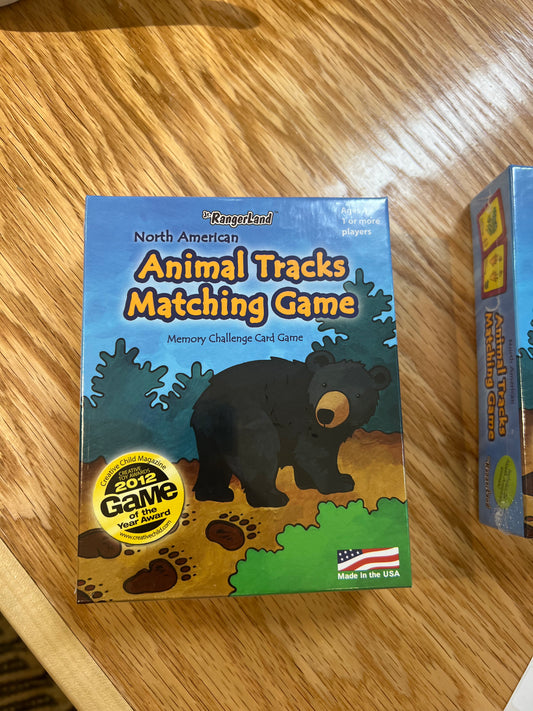 Rangerland Animal Tracks Matching game