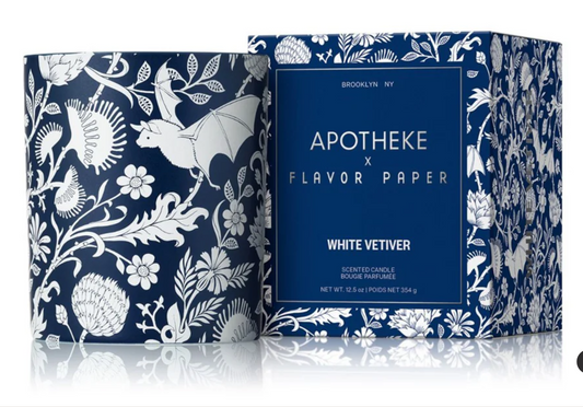 Apotheke White Vetiver / Flavor Paper Ceramic candle