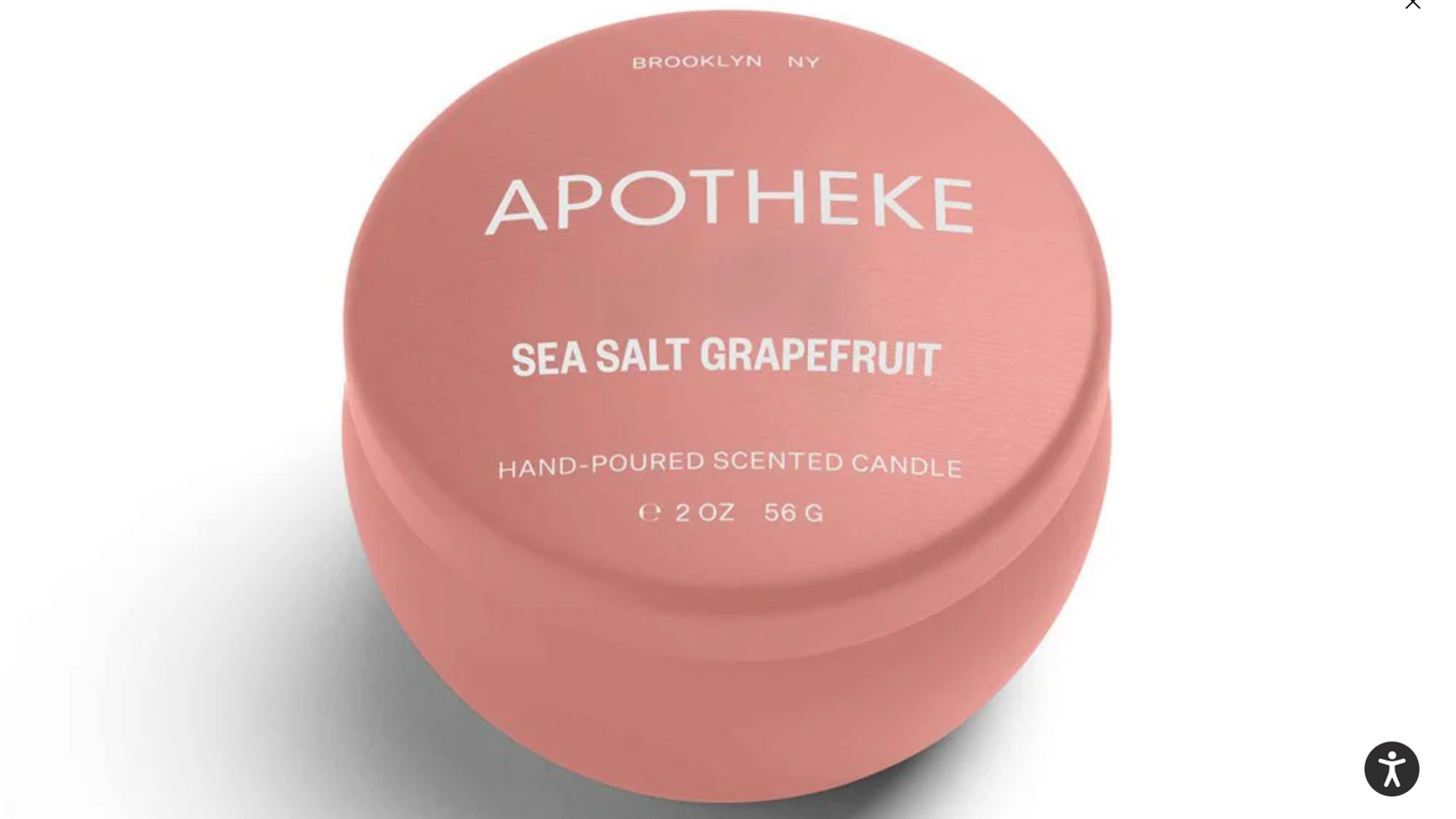 Apotheke Sea Salt mini candle tin