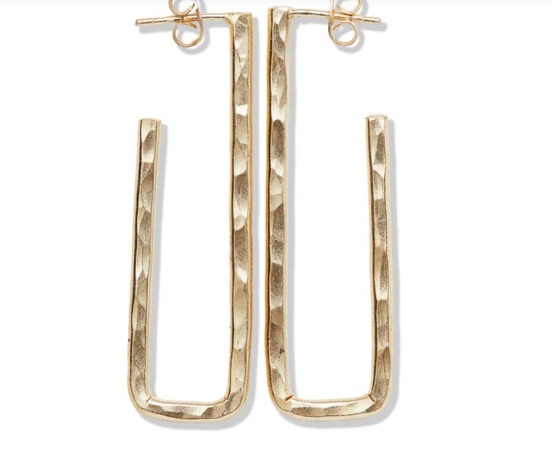 Rectangular earrings