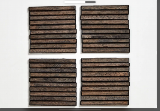 Burwell Wood Coasters Set of 4