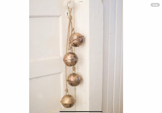 String of Brass Finish Bells