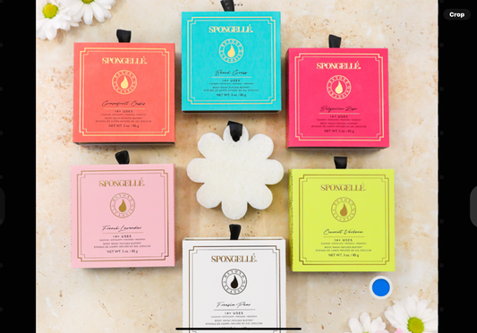 Boxed Flower Spongelle Coconut Verbena
